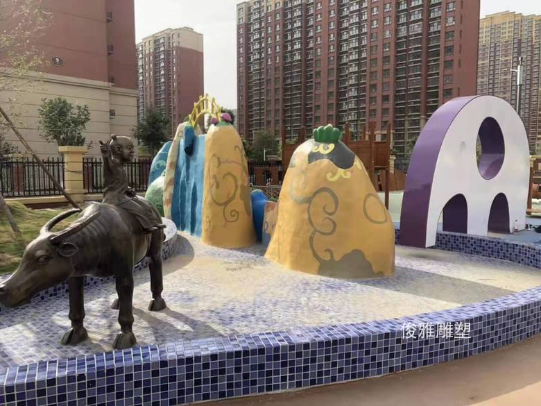 泰安碩園、和園幼兒園玻璃鋼雕塑