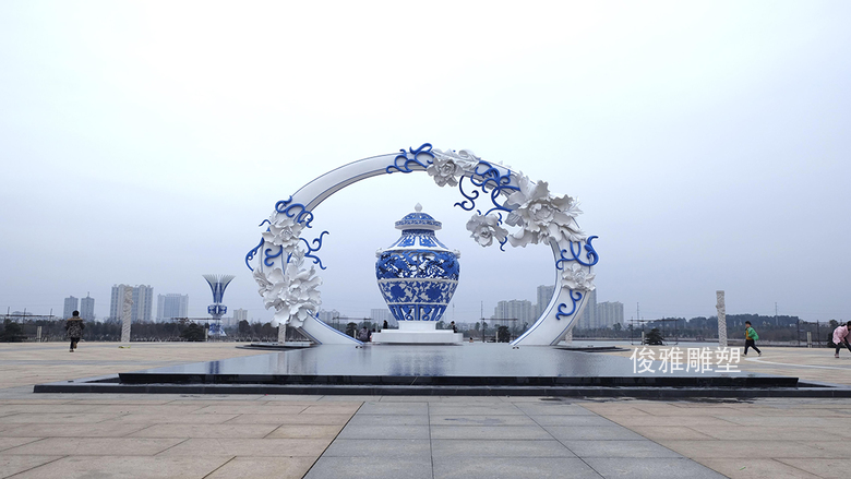 江西省高安市瑞陽(yáng)湖不銹鋼雕塑